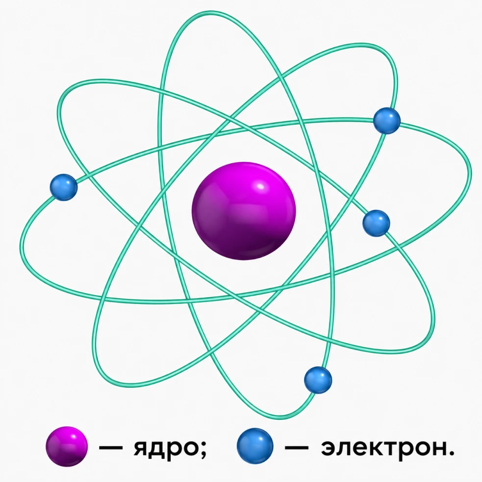 ядро / электрон