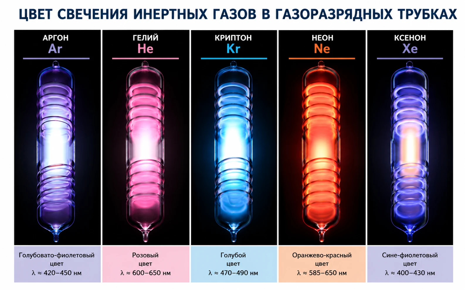 СВЕЧЕНИЕ БЛАГОРОДНЫХ ГАЗОВ